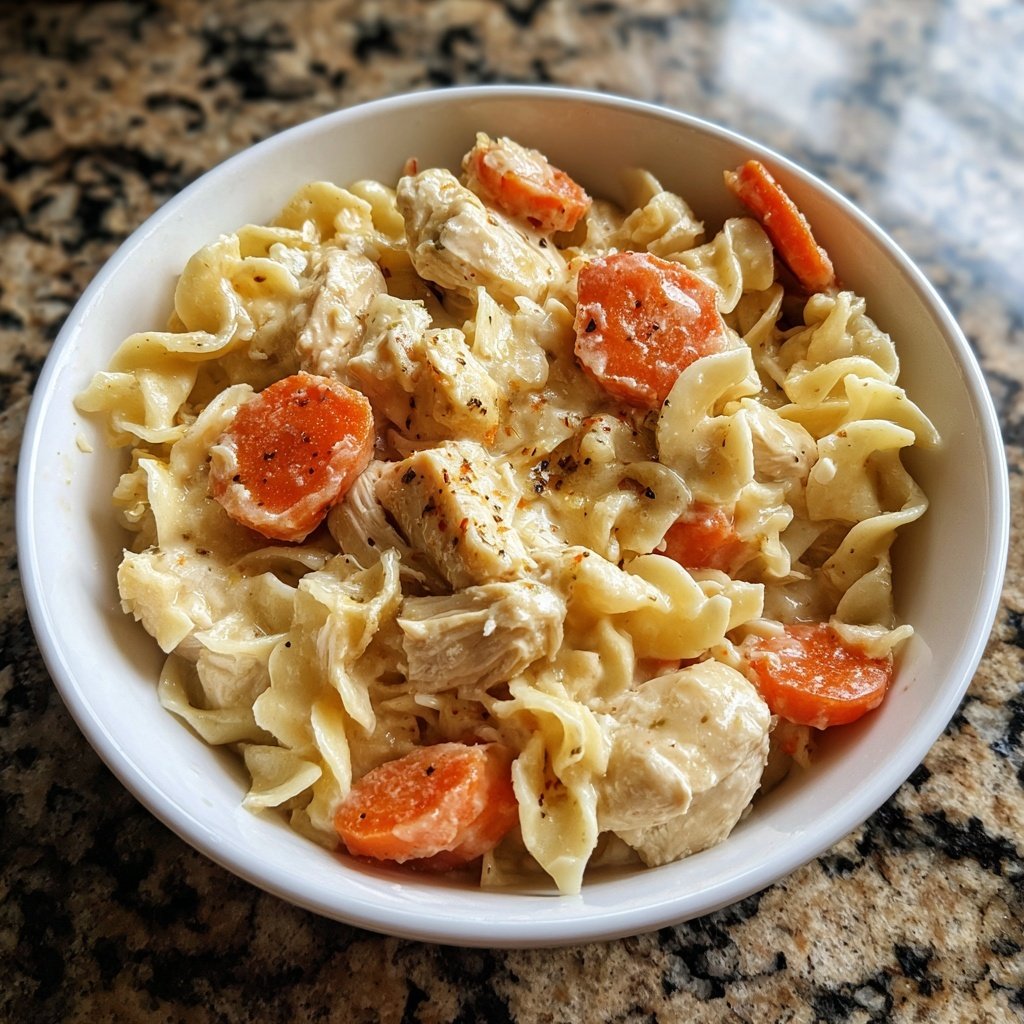 Slow Cooker Chicken and Noodles