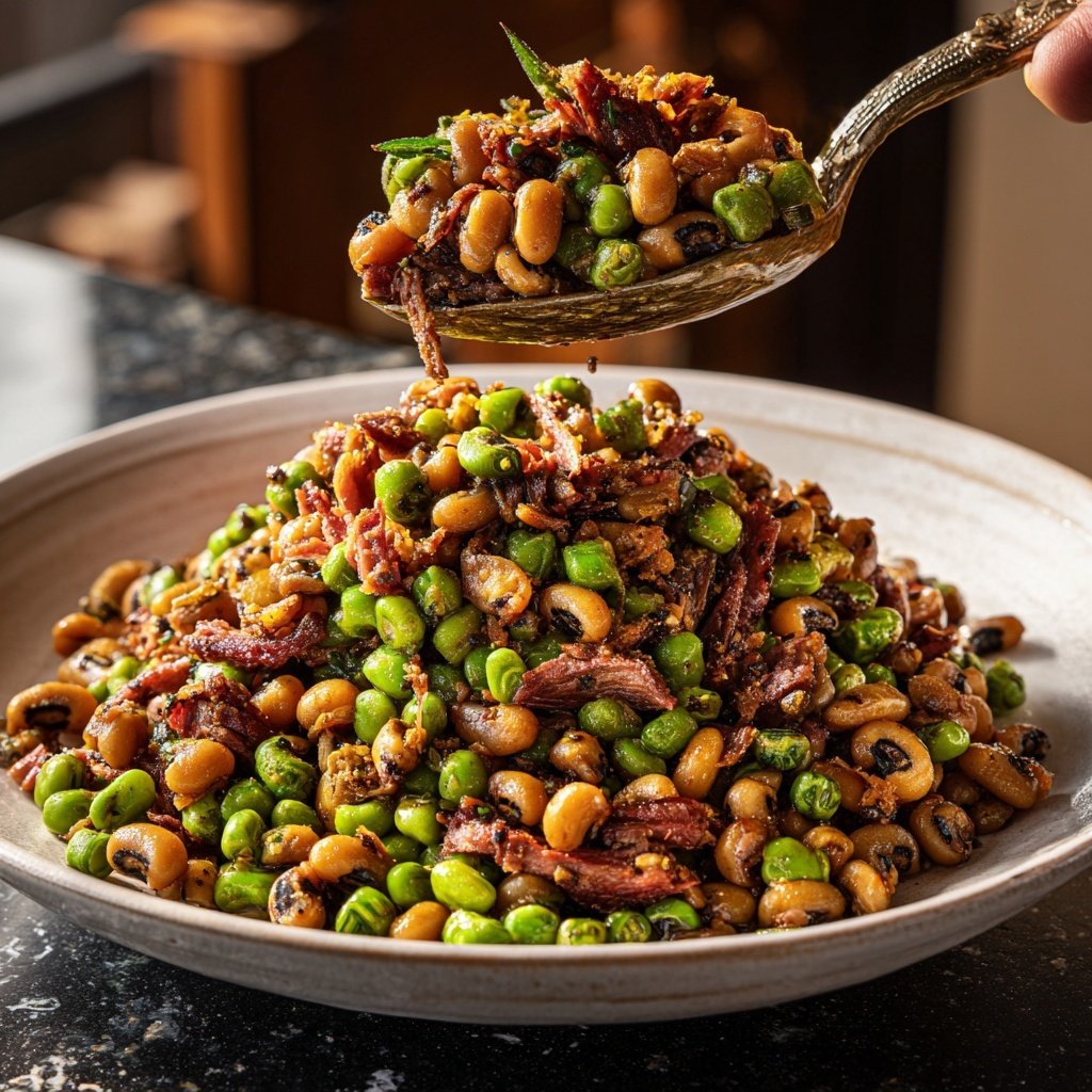 Black Eyed Peas Smoked Ham Hocks