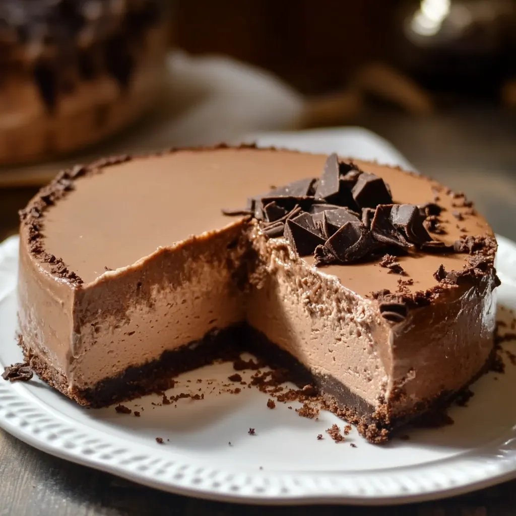 No Bake Nutella Cheesecake