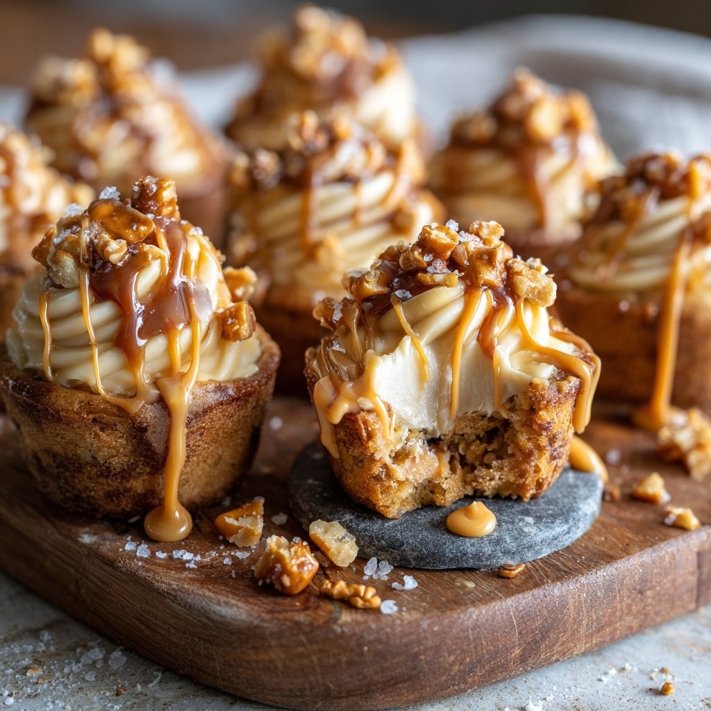 Peanut Butter Pretzel Cupcake Bites