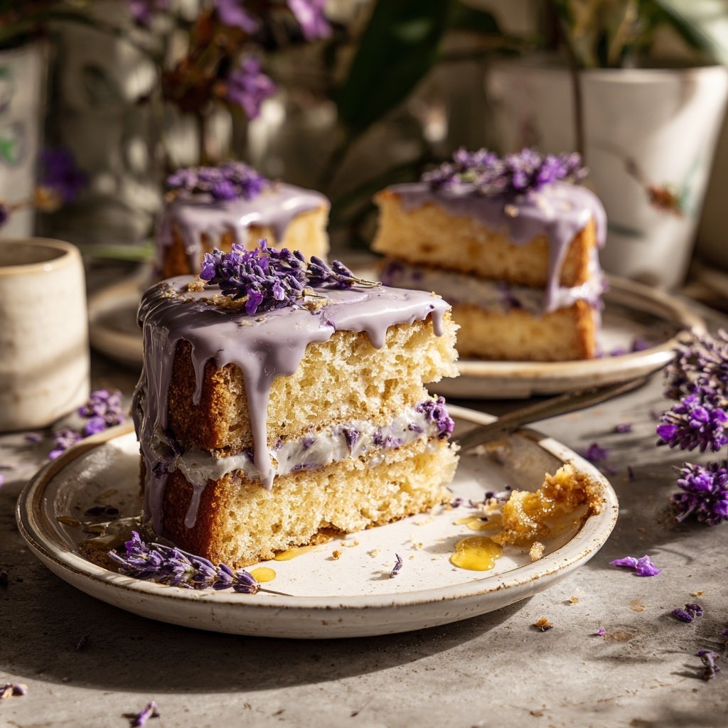 Lavender Honey Spring Cakes