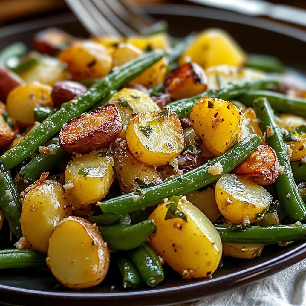 Easy Ranch Green Beans and Potatoes