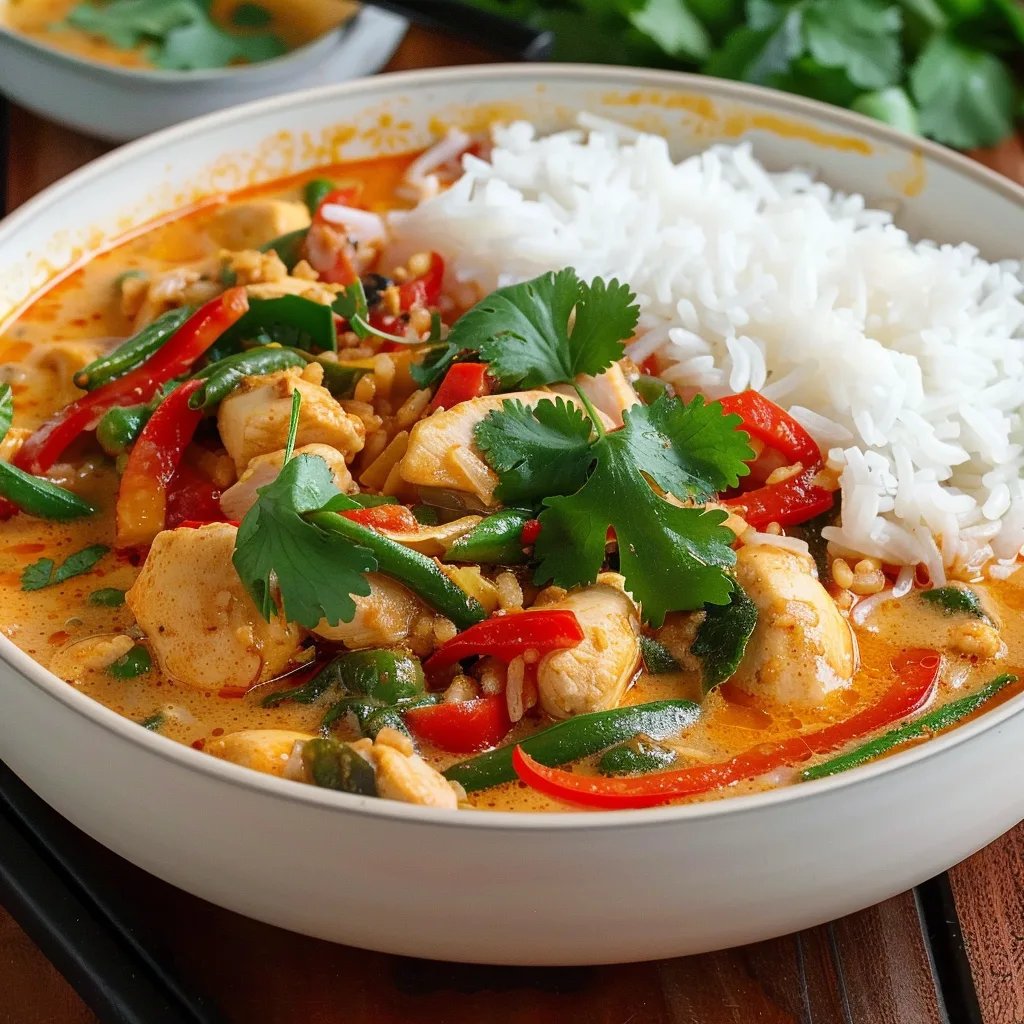 30 Minute Thai Red Curry with Chicken