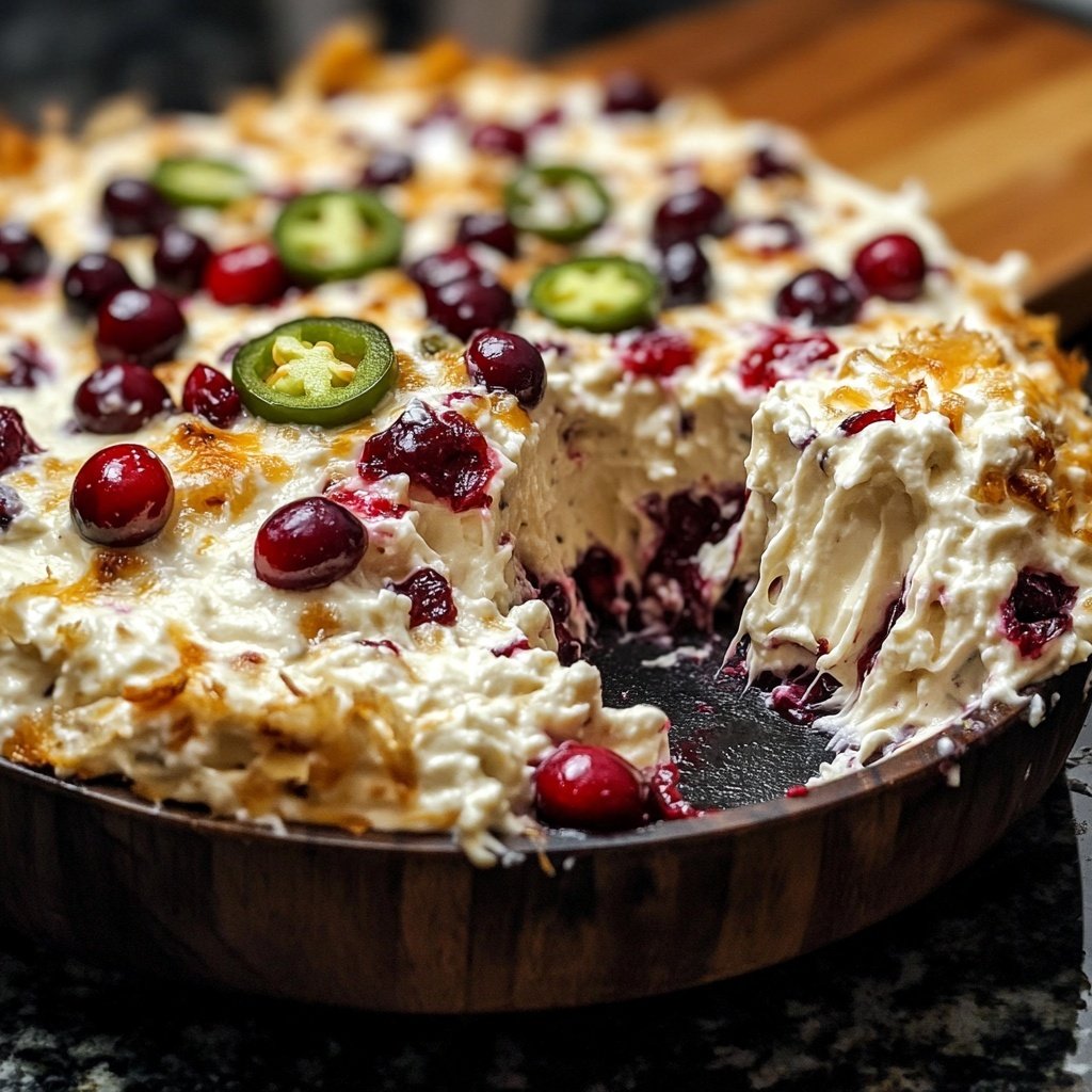 Cranberry Jalapeño Cream Cheese Dip
