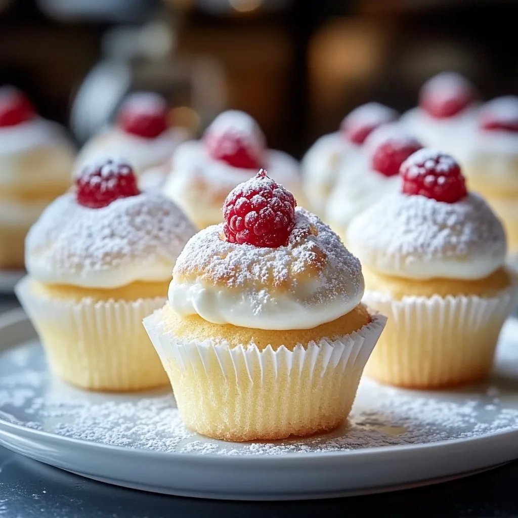 Fluffy Japanese Cotton Cheesecake Cupcakes