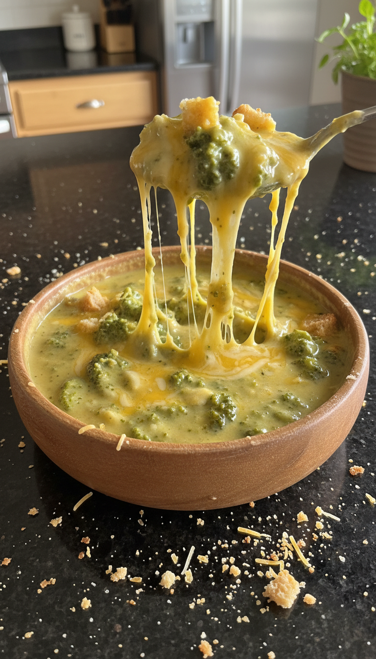 Creamy Broccoli and Cheese Soup