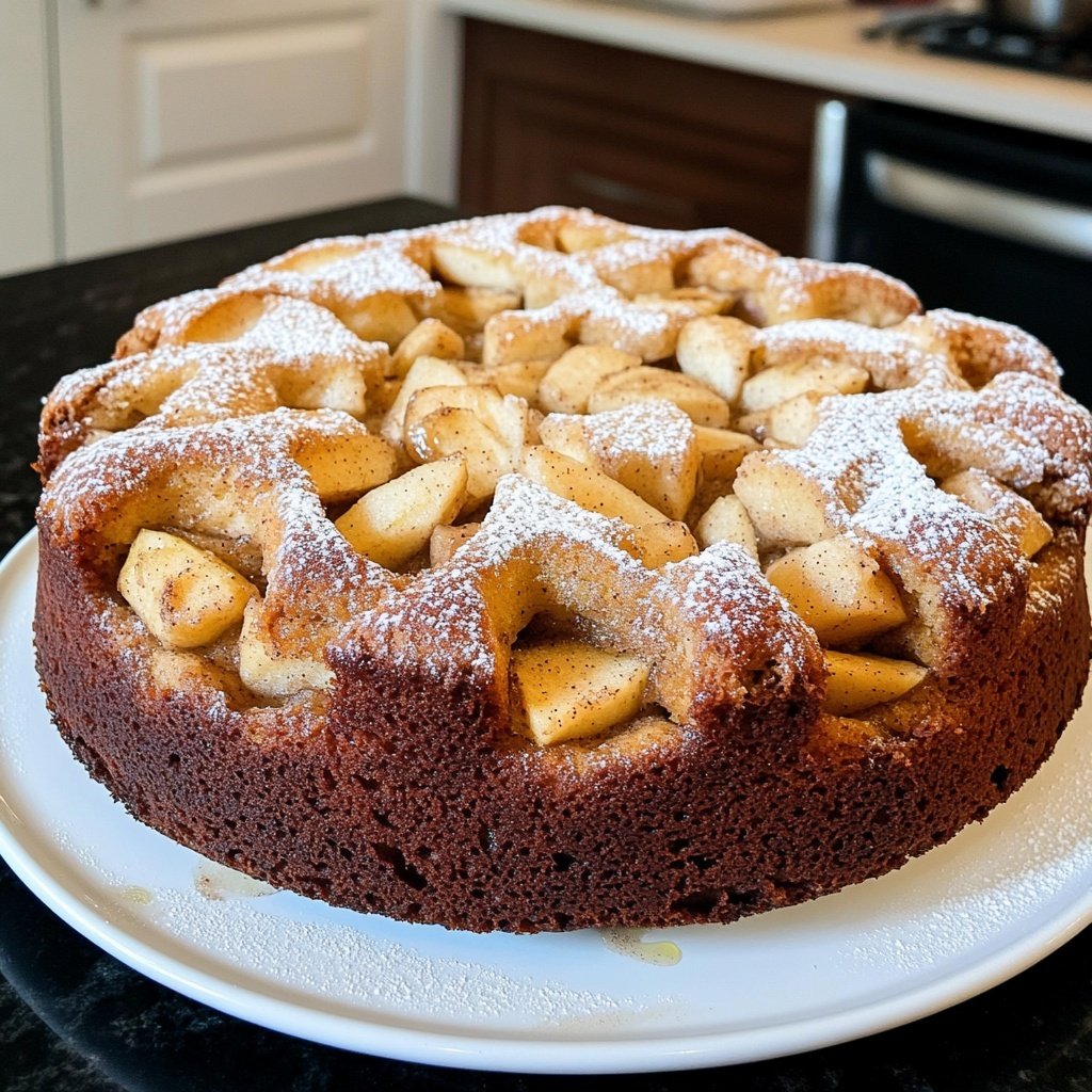 Cardamom Apple Cake