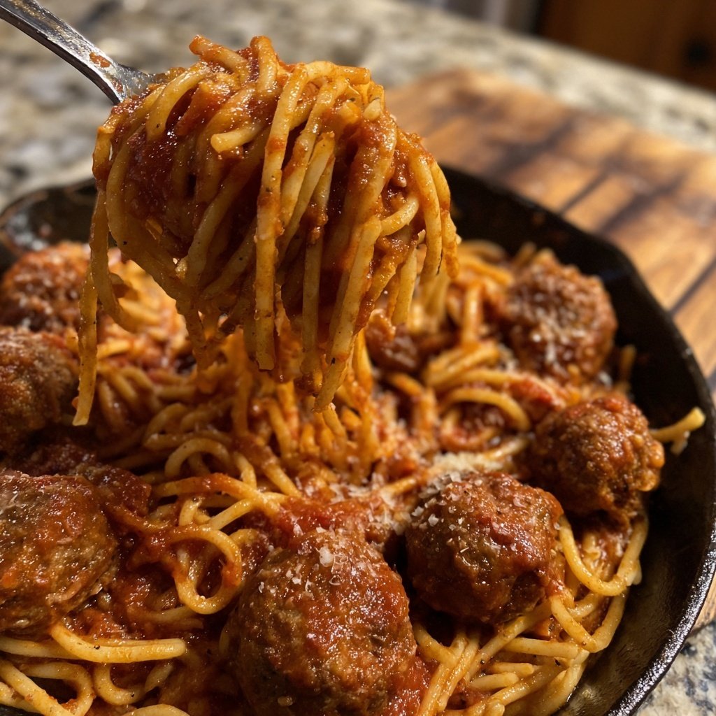 Spaghetti and Meatballs Hearty Sauce