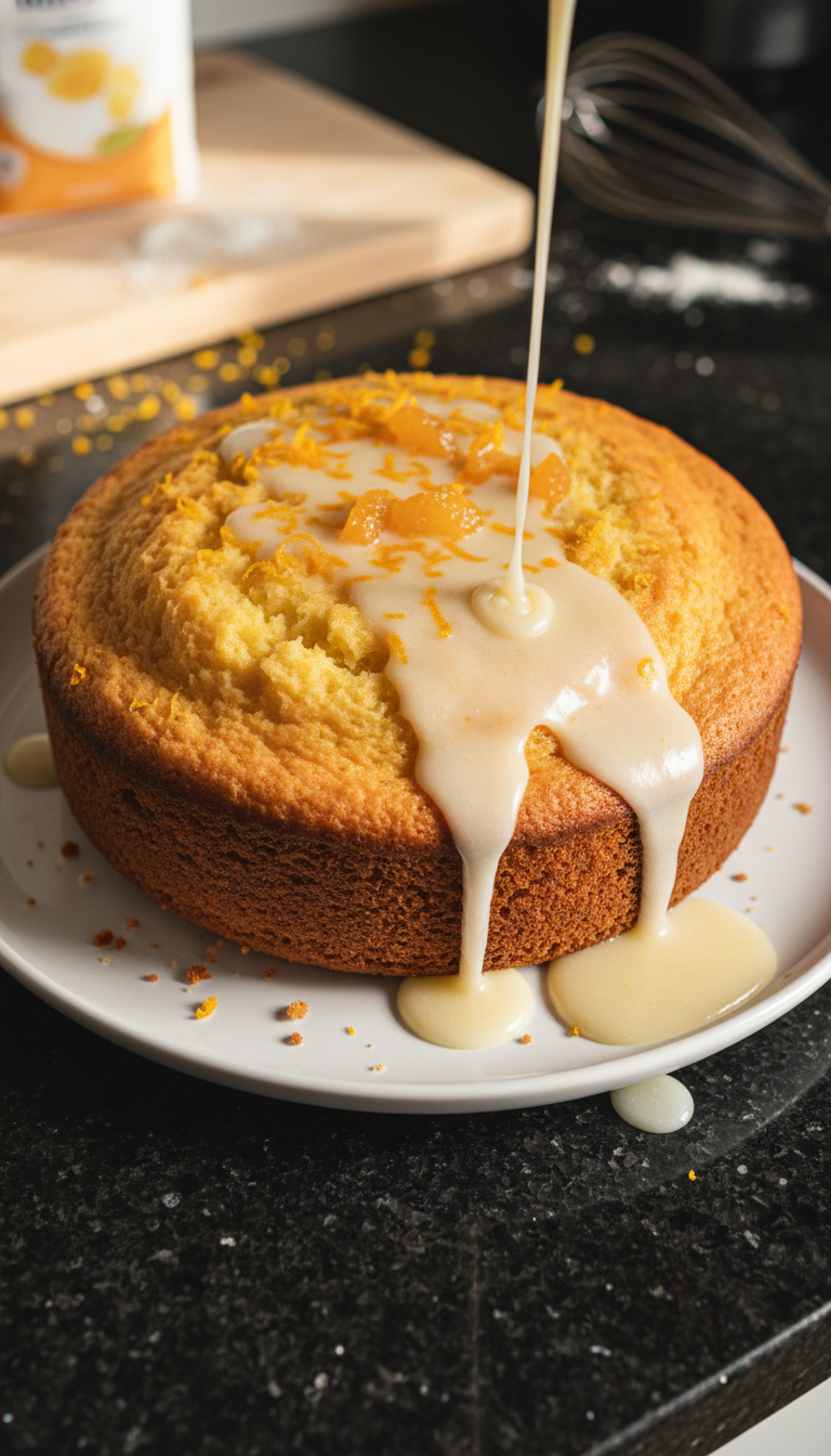 Zesty Vanilla Citrus Cake