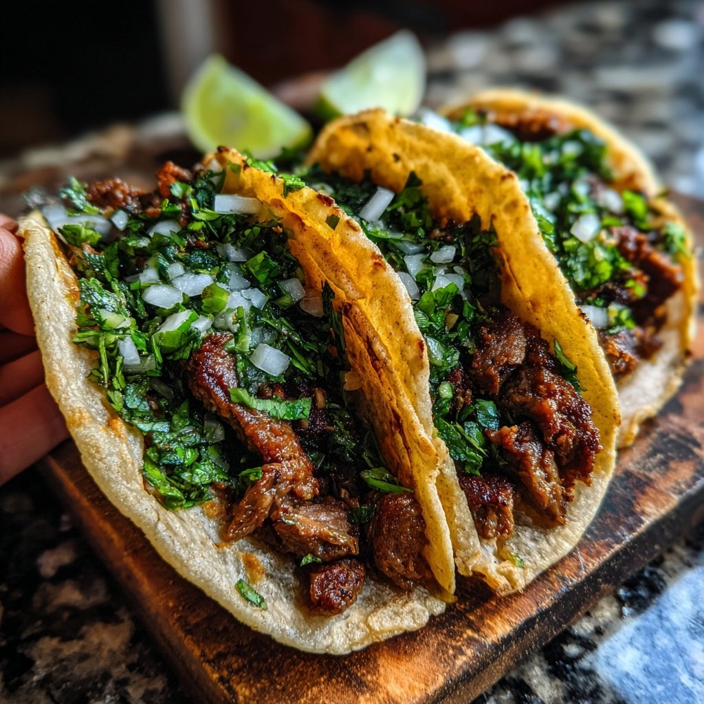 Street Style Carne Asada Tacos