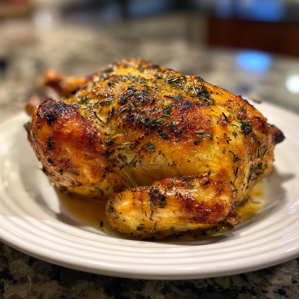 Garlic Herb Roasted Chicken