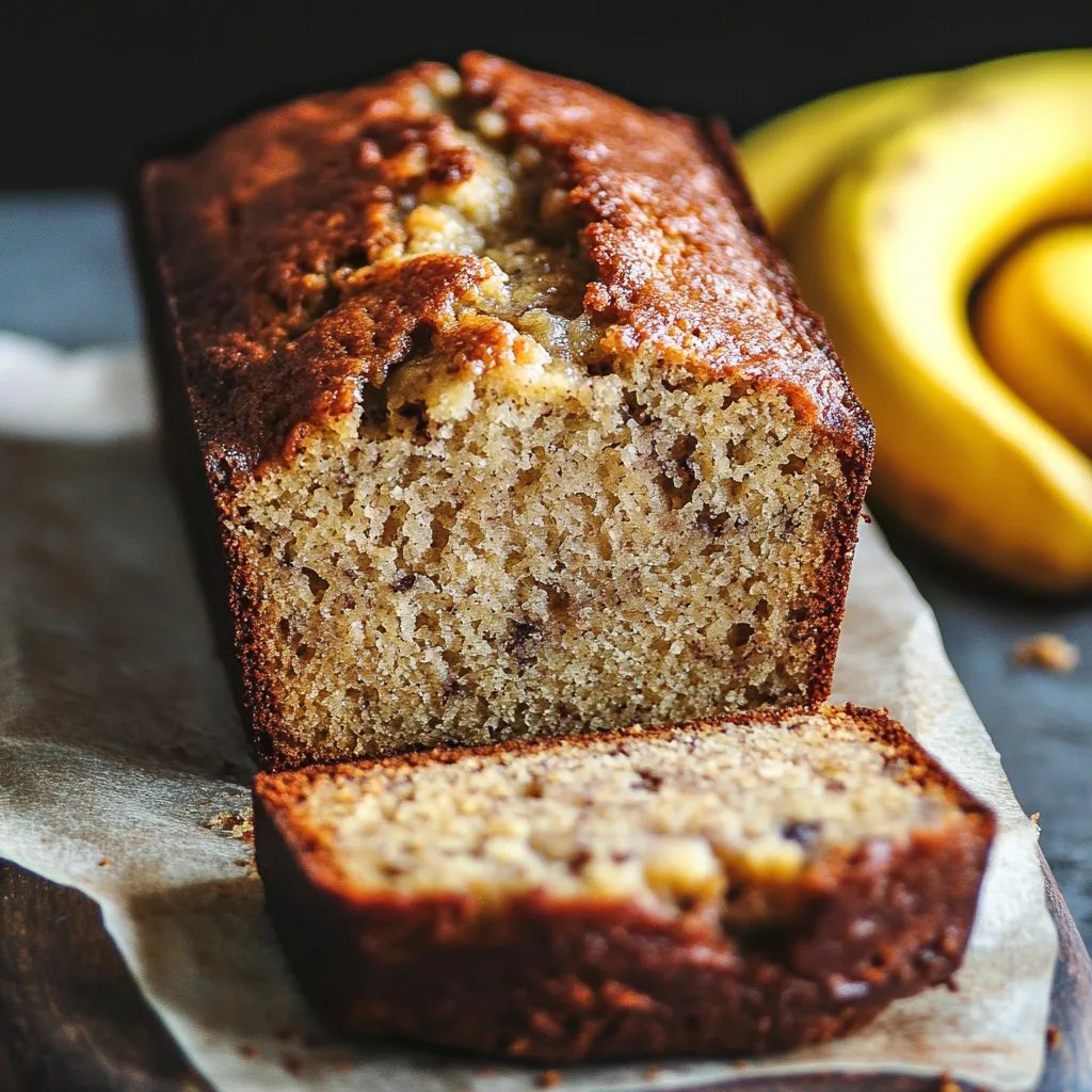 Easy & Moist Banana Bread Recipe