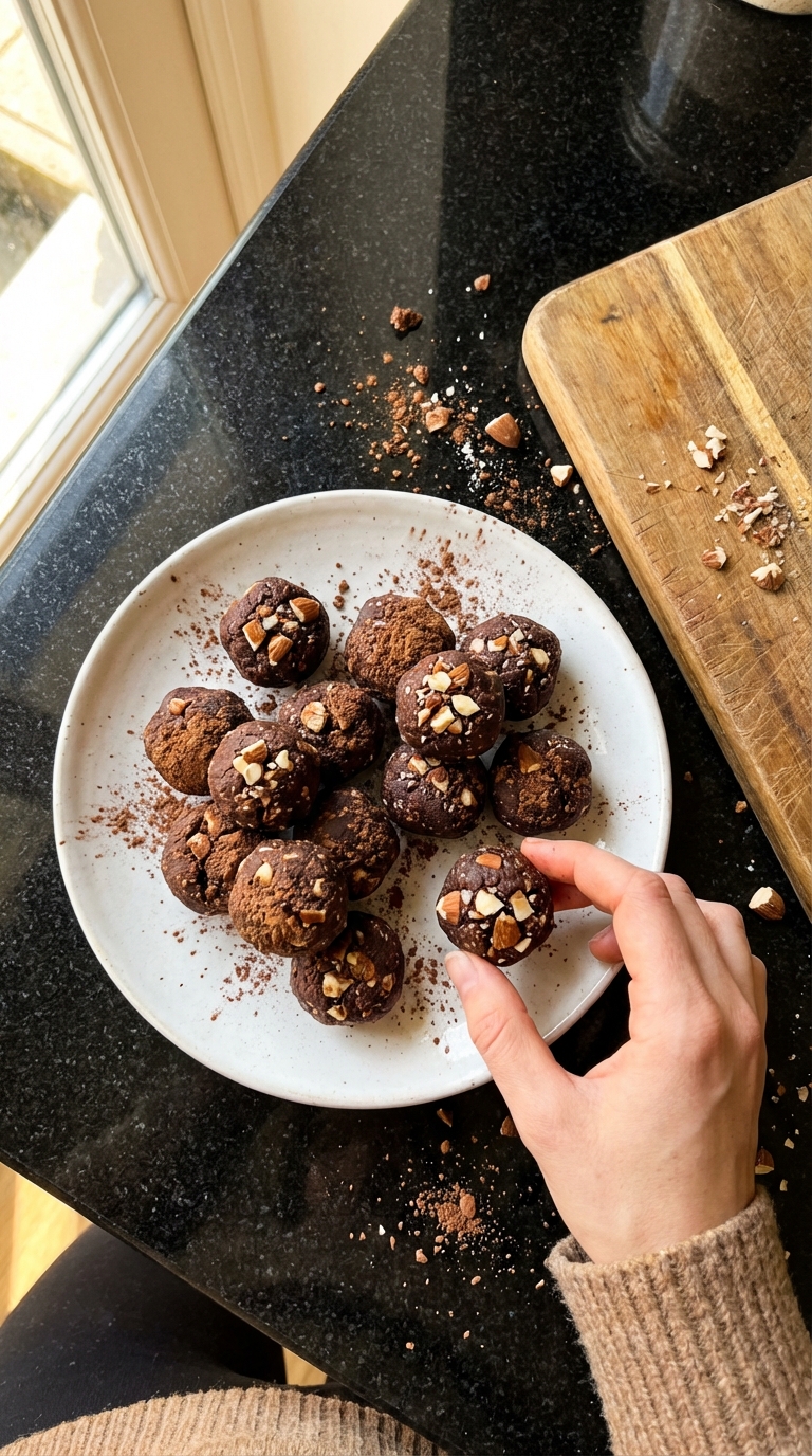 Cocoa Almond Energy Balls