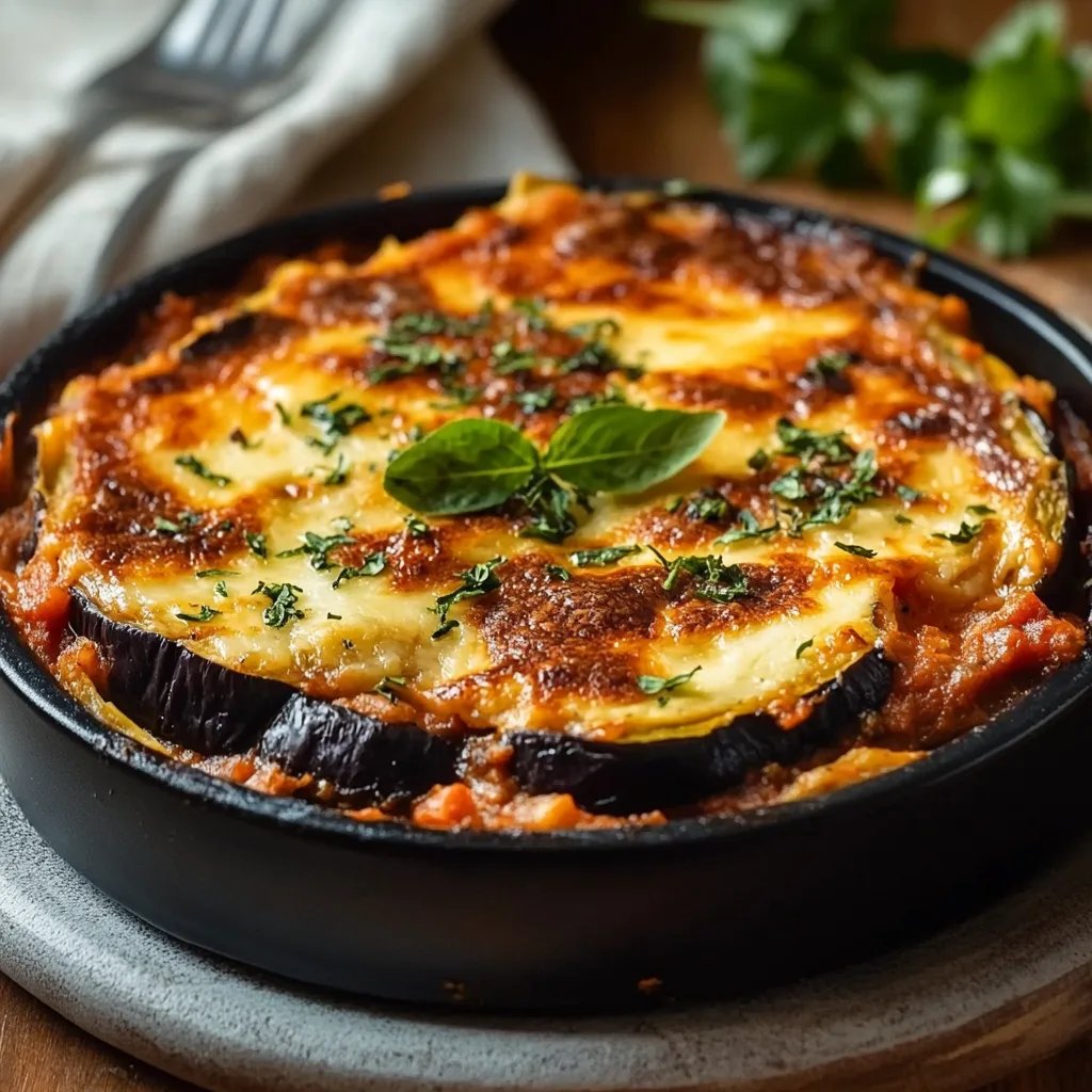 Classic Greek Eggplant Moussaka