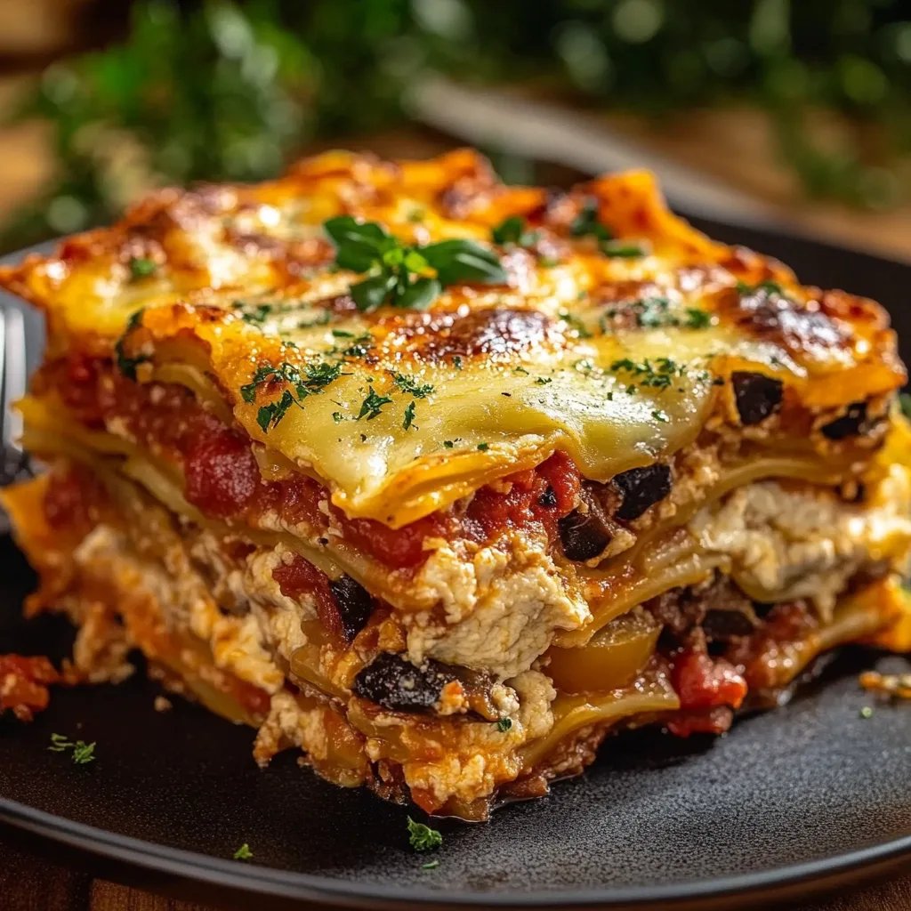 Hearty Baked Italian Vegetable Lasagna
