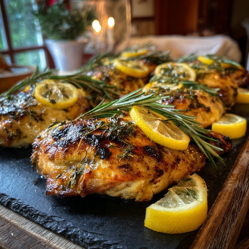 Rosemary Lemon Grilled Chicken