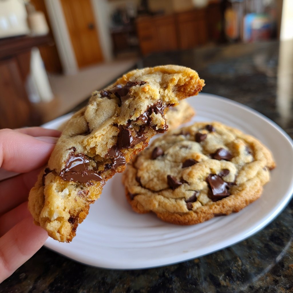Crispy Edges Soft Center Chocolate Chip Cookies​