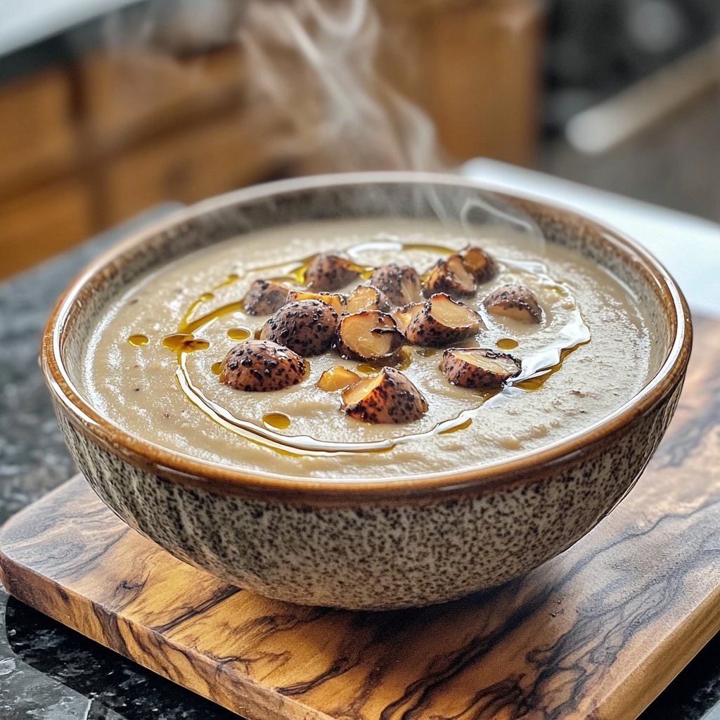 Warm Chestnut Cream Soup