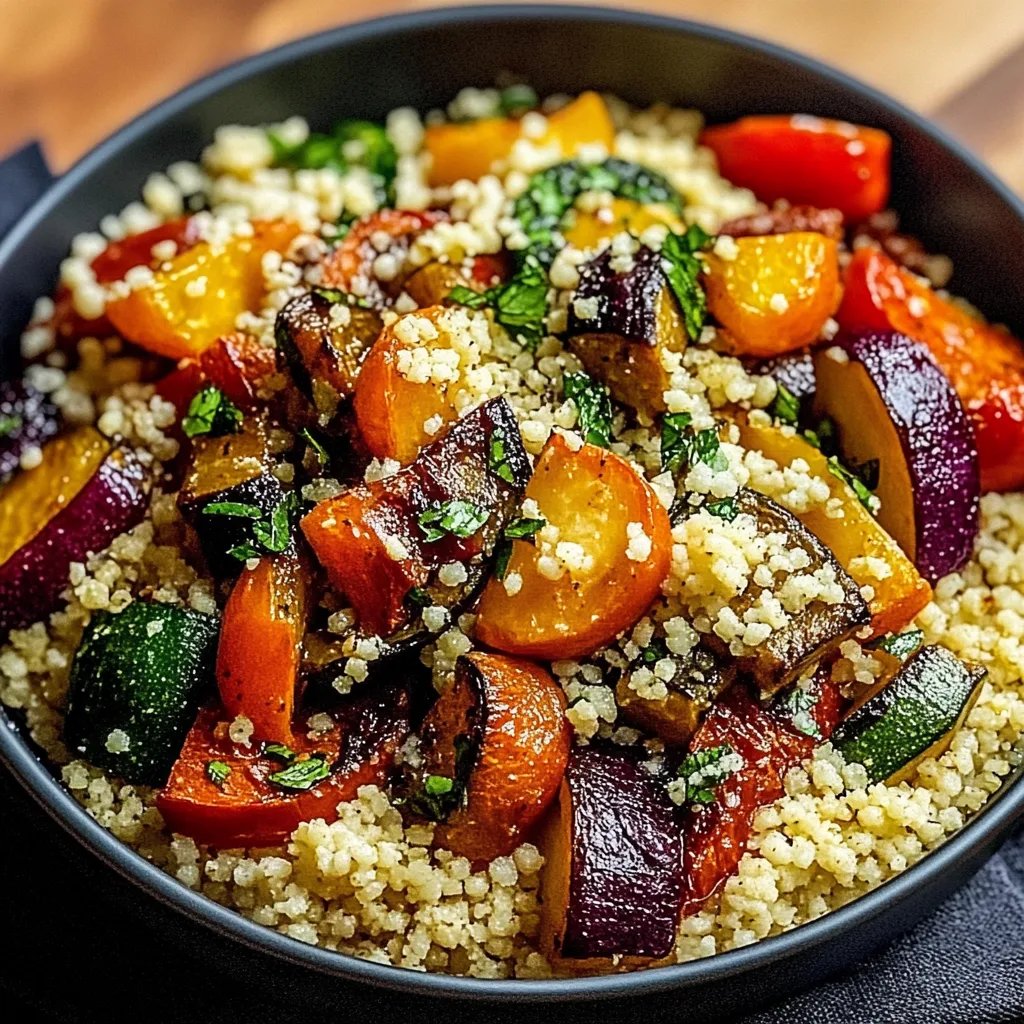 Roasted Vegetable Couscous Bowl: An Amazing Ultimate Recipe