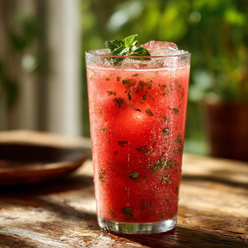 Watermelon Basil Sparkler