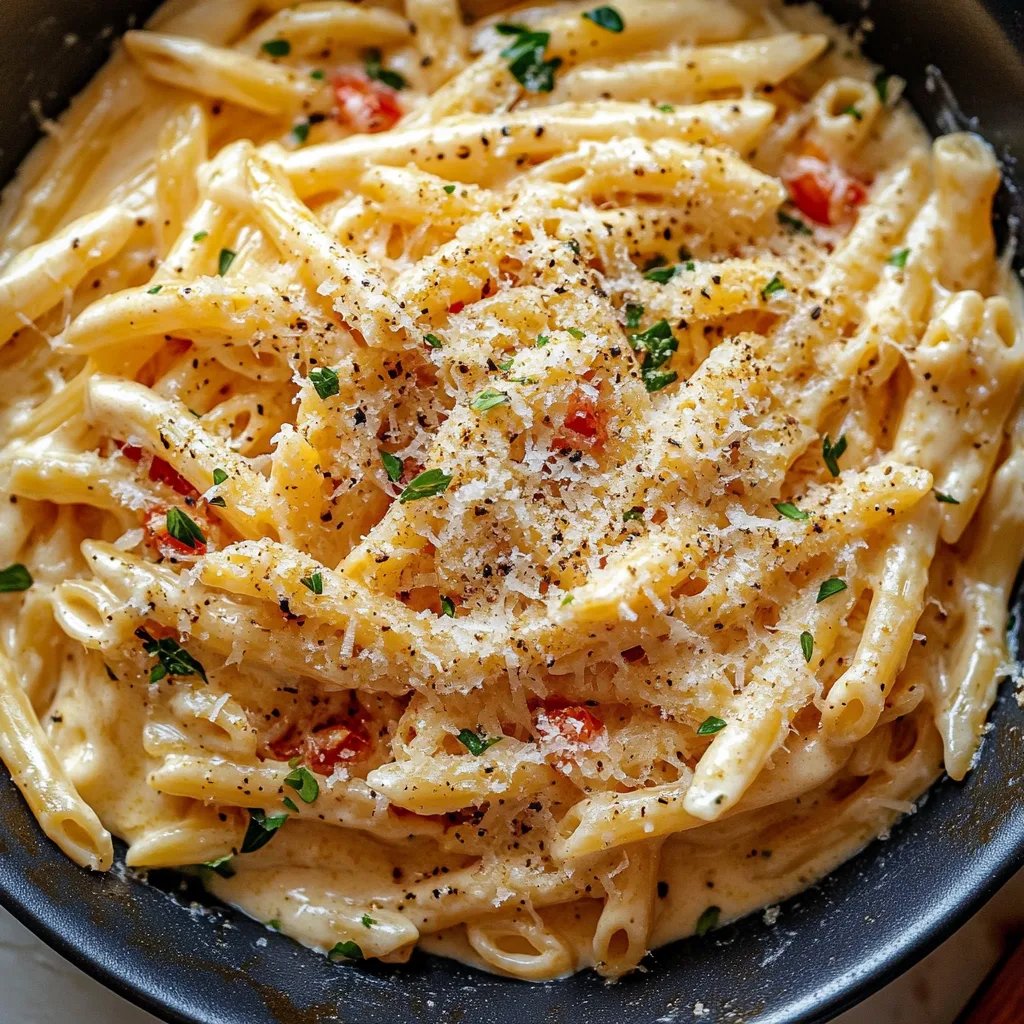 One Pot Creamy Garlic Pasta