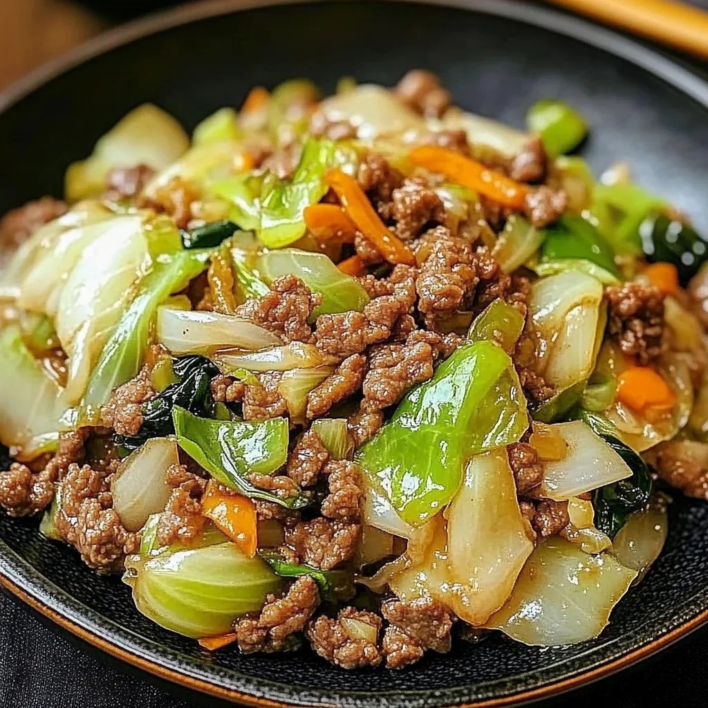 Healthy Chinese Ground Beef & Cabbage: An Amazing Ultimate Recipe to Try Today