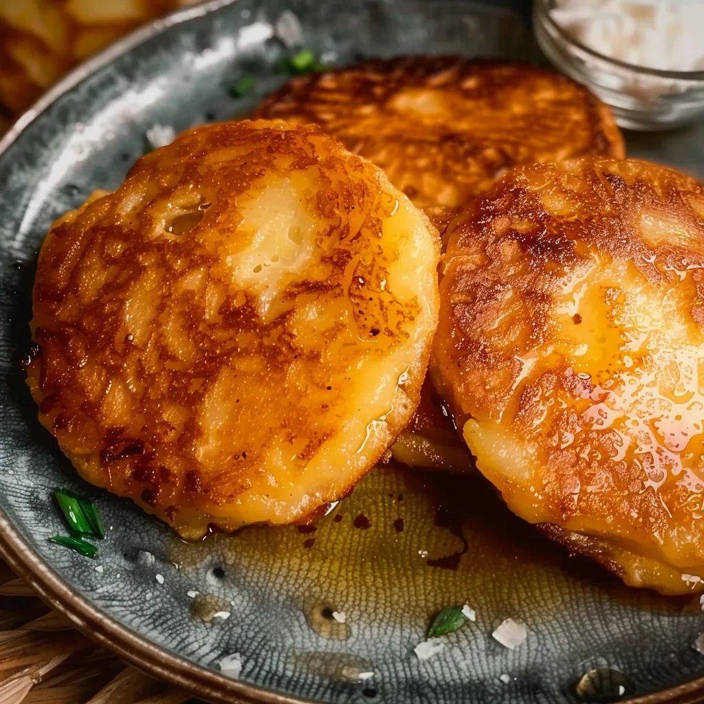 Cheesy Potato Pancakes