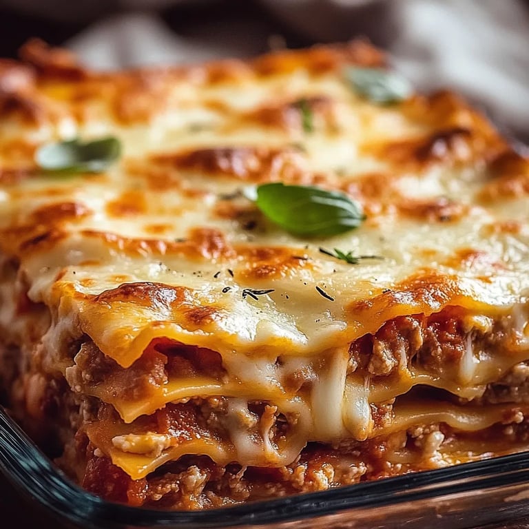 Homemade Cottage Cheese Lasagna