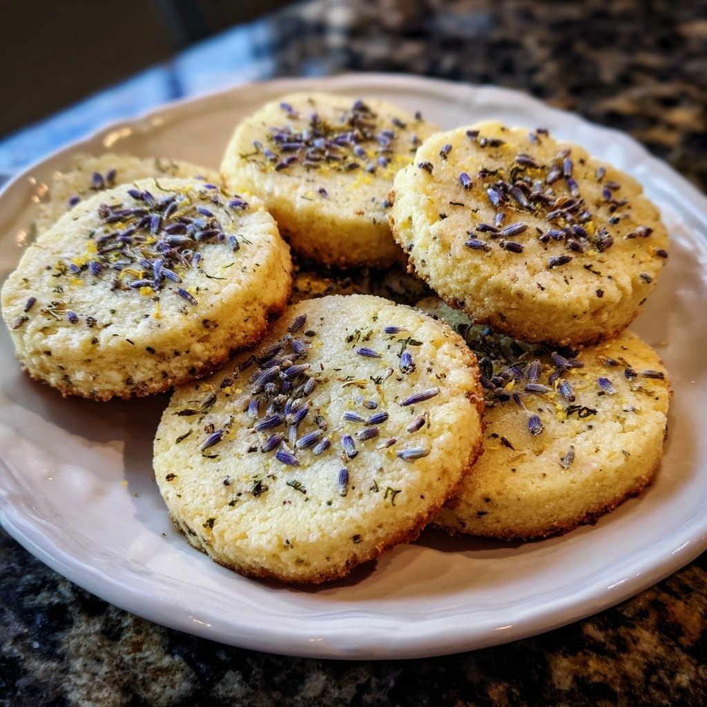 Lavender Lemon Sugar Cookies