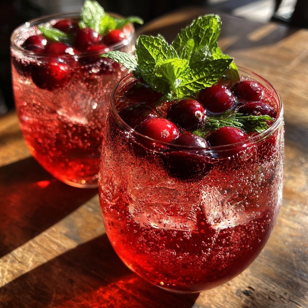 Cranberry Gin Spritz