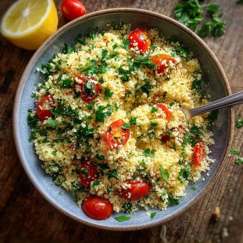 Chilled Lemon Herb Couscous