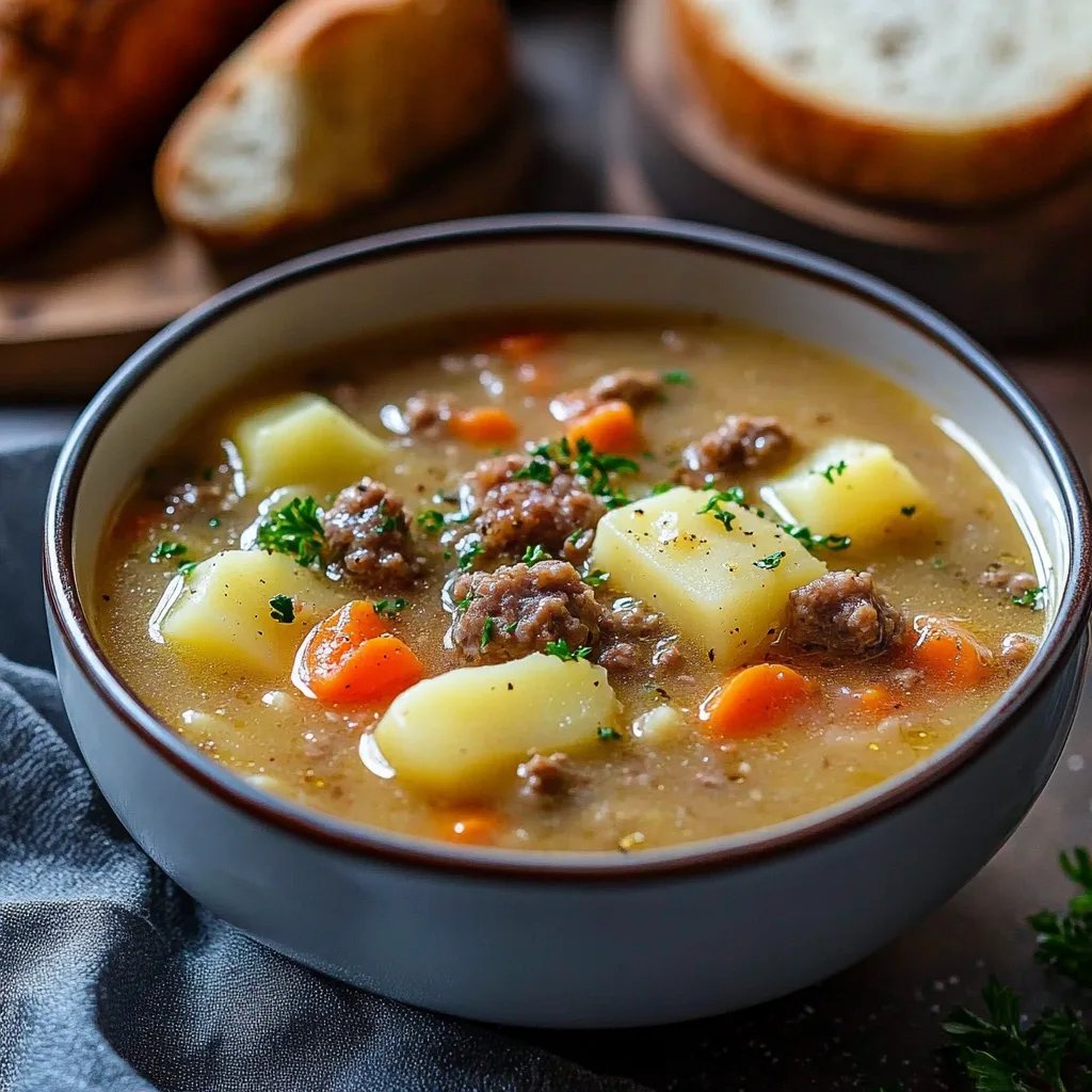 Creamy Potato & Hamburger Soup: An Incredible Ultimate Recipe
