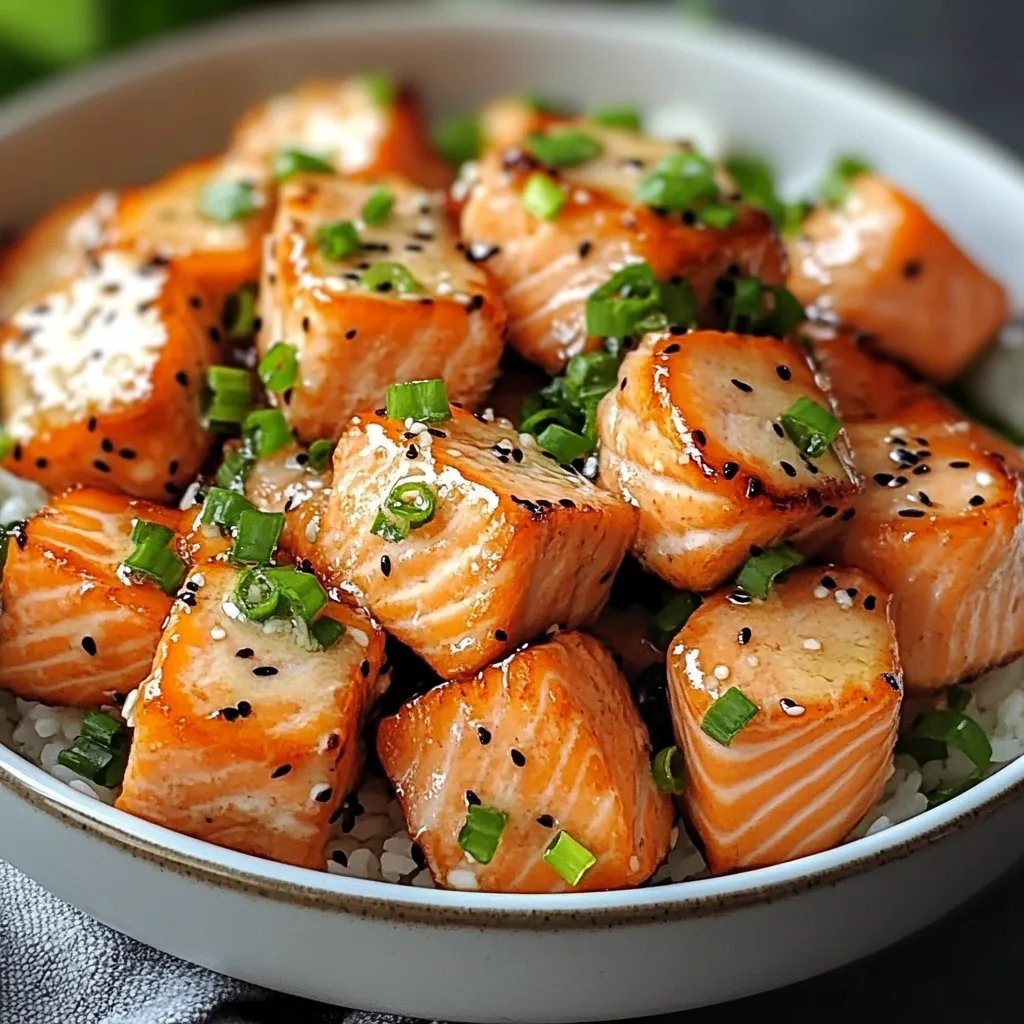 Bang Bang Salmon Bites Bowls