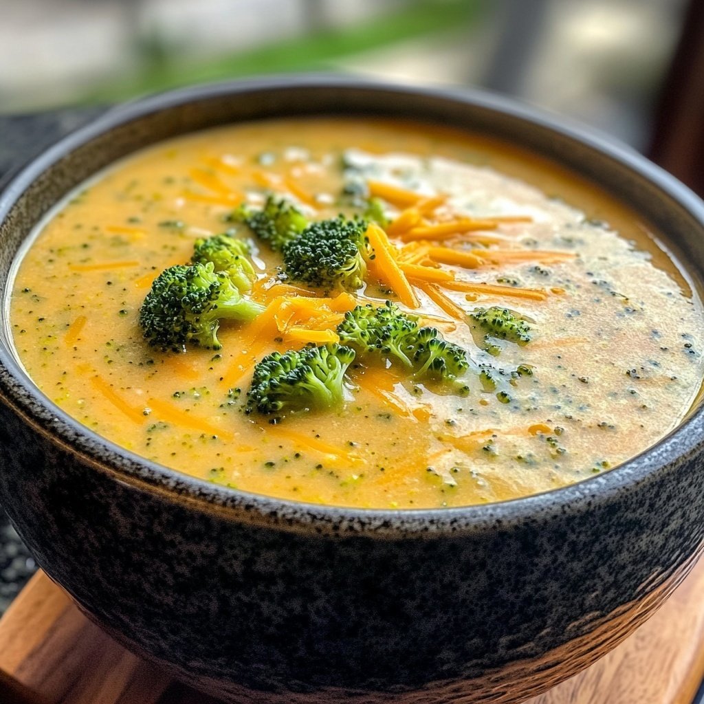 Comfort Broccoli Cheddar Soup