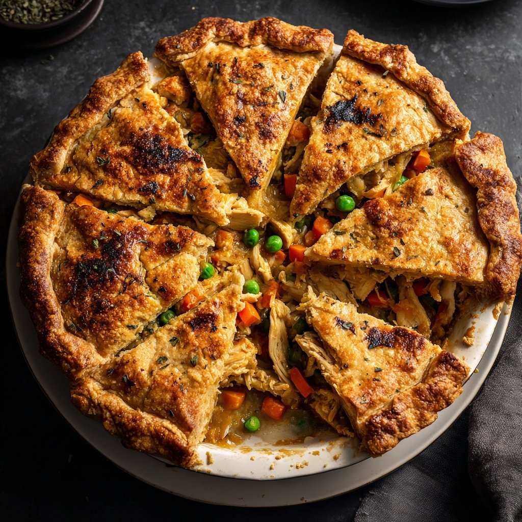 Chicken Pot Pie Flaky Crust