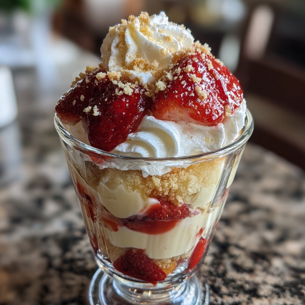 Strawberry Shortcake Parfait
