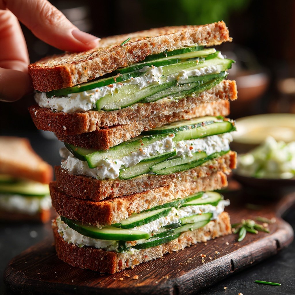 Quick and Easy Cucumber Sandwiches