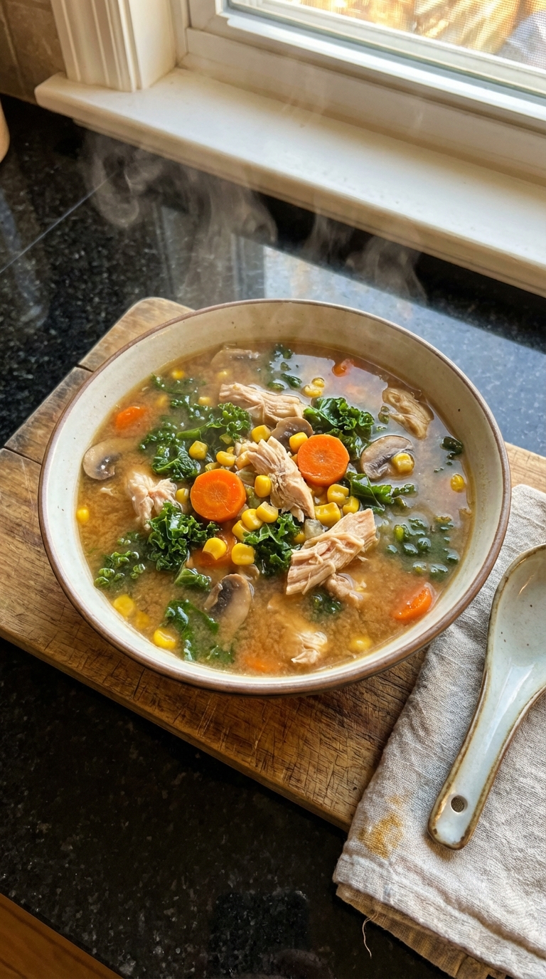 Chicken and Vegetable Miso Soup