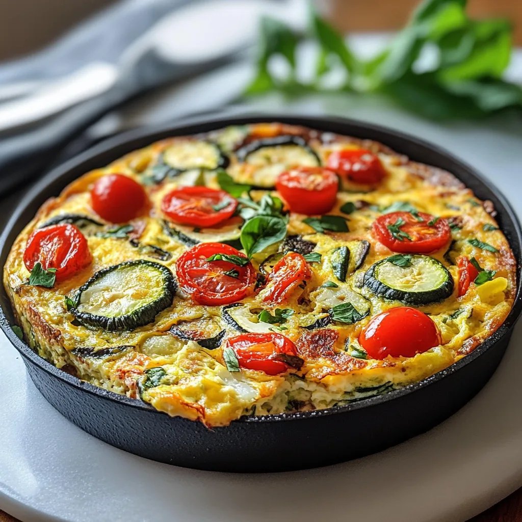 Garden Veggie Frittata: An Amazing Ultimate Recipe for 6