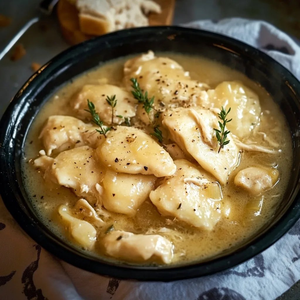 Super Easy Homemade Chicken and Dumplings Recipe