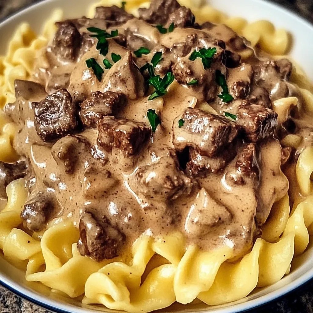 Creamy Beef Stroganoff with Egg Noodles: An Incredible Ultimate Recipe