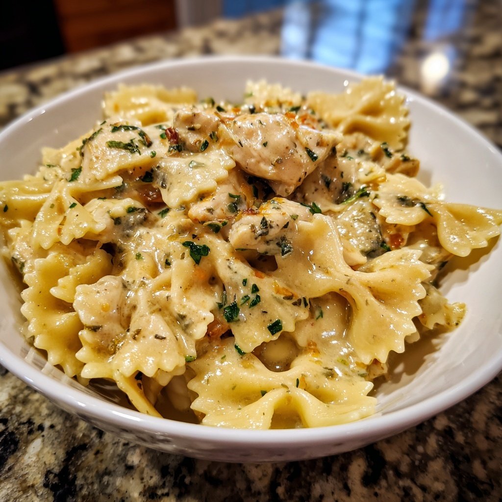 Creamy Marry Me Chicken Bowtie Pasta