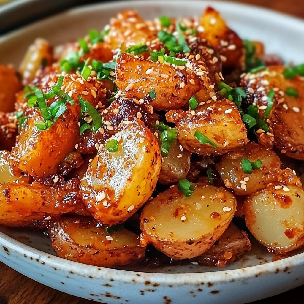 Crispy Korean Potato Dish