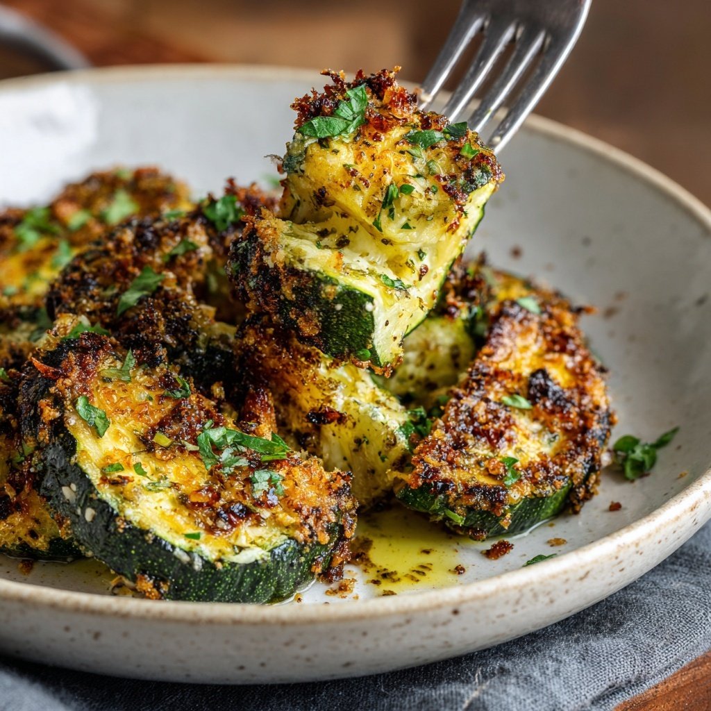 Crispy Air Fried Zucchini Keto