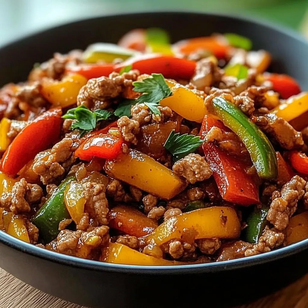 Easy Ground Turkey and Peppers Stir-Fry: An Amazing Ultimate Recipe