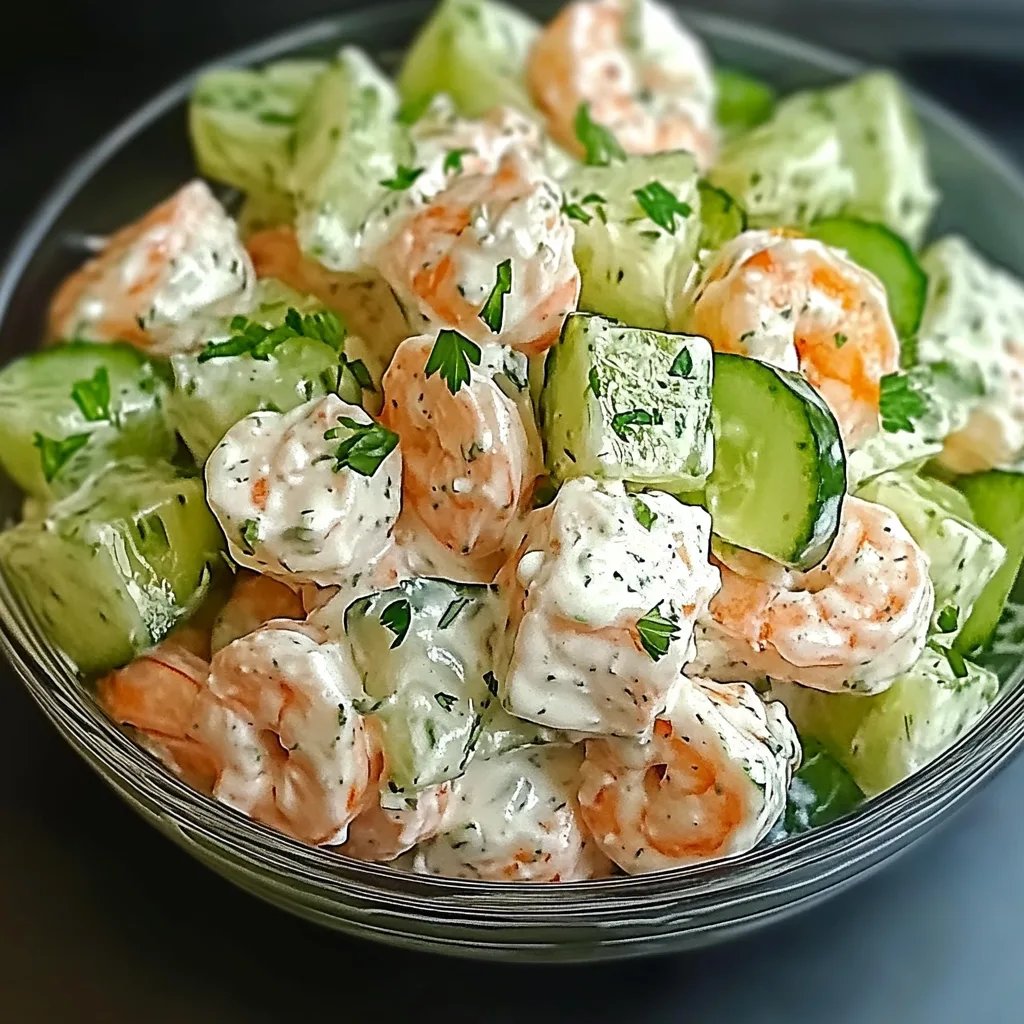 Creamy Cucumber Shrimp Salad: An Amazing Ultimate Recipe